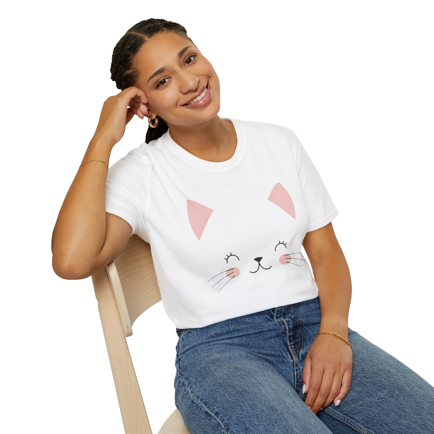 Cute Cat Face T-Shirt